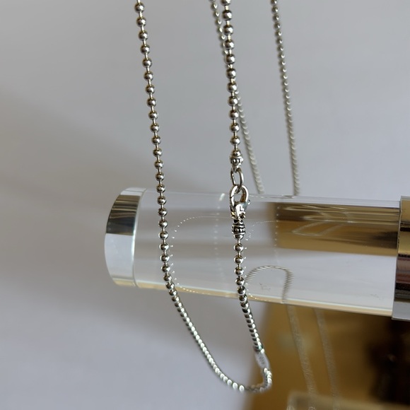LAGOS SIGNATURE CAVIAR Silver Beaded Necklace